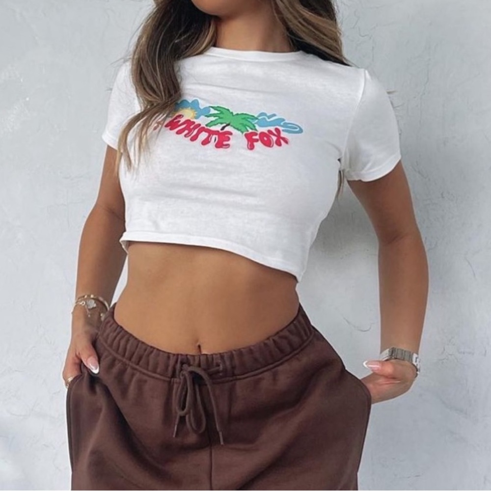 White Fox My Sunshine Lounge Shorts Chocolate